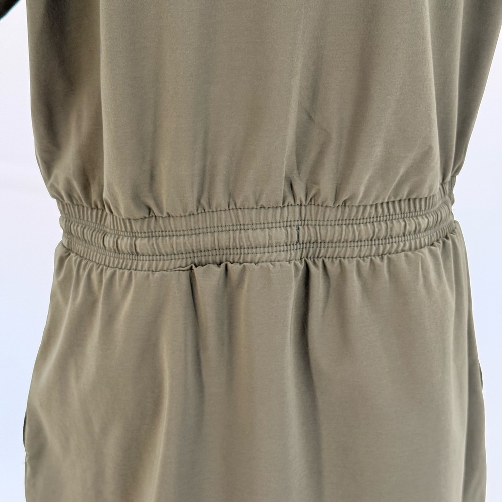 The North Face Never Stop Wearing Sage Green Active Dress Drawstring Waist SZ-L - Picture 10 of 13